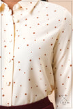 PRINTED LONG SLEEVE COLLAR SHIRT - 1769