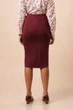 MID LENGTH BODY-CON SKIRT - 1761