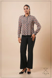 LONG SLEEVE HIGH-LOW SHIRT - 1772