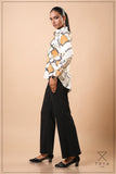 LONG SLEEVE HIGH-LOW SHIRT - 1772